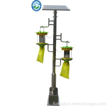 Polysilicon Sparking Solar Mosquito Killer (Double Bulbs